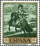 Spain 1958 Velazquez 70 CTS Green Edifil 1242. España 1958 1242. Uploaded by susofe